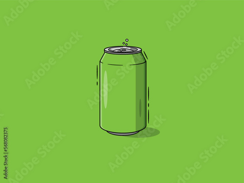 Soda Pop Can Vector Art Design