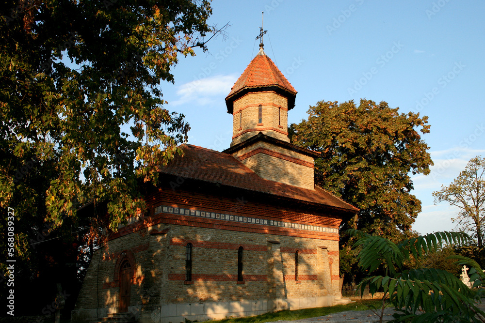The church of the poet Mihai Eminescu's family from Ioptesti, Romania.