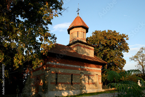 The church of the poet Mihai Eminescu's family from Ioptesti, Romania. photo