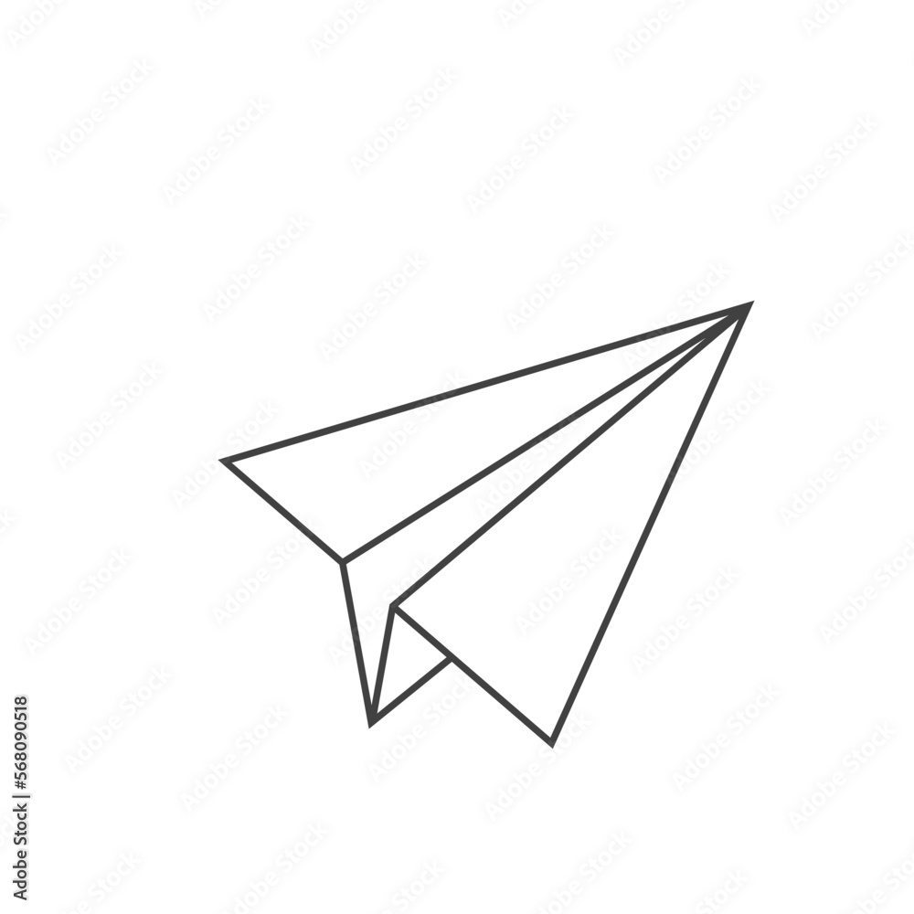 Paper Plane Collection For Design Element Template Paper Plane Collection For Design Element Template