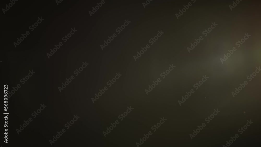 Real lighting effects for creating transitions between frames in a video