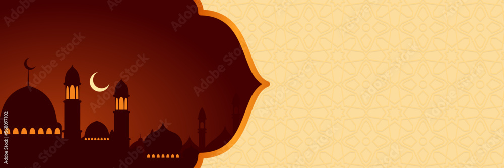 ramadan kareem banner, banner template for sales and offers in ramadan month
