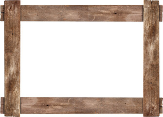 Wooden photo frame