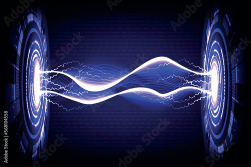 digital technology composition abstract background, 021