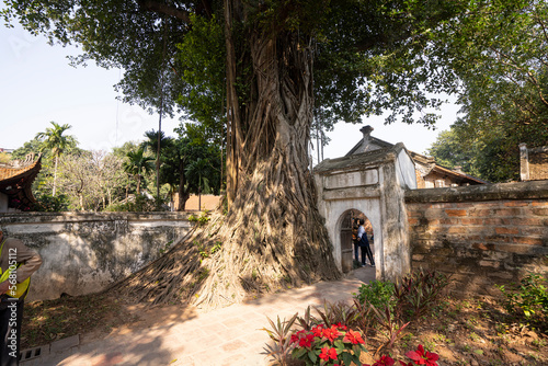 Temple of Literature in Hanoi, Vietnam photo