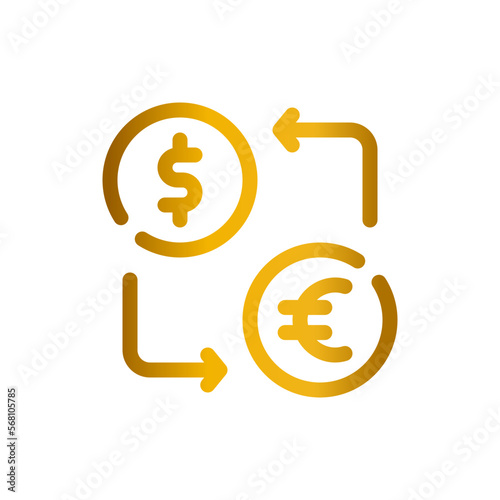 exchange gradient icon