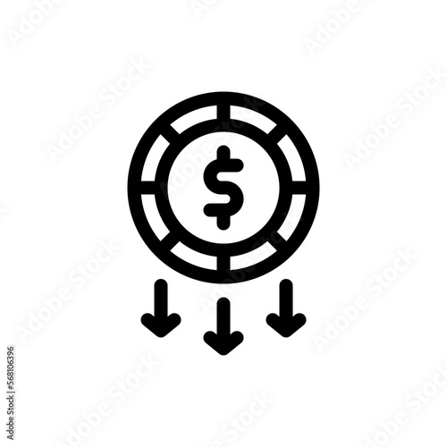 cost line icon