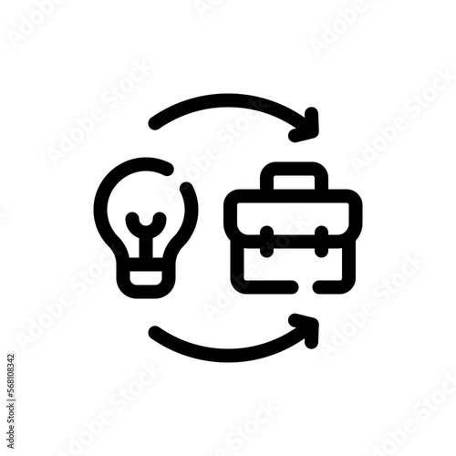 implementation line icon