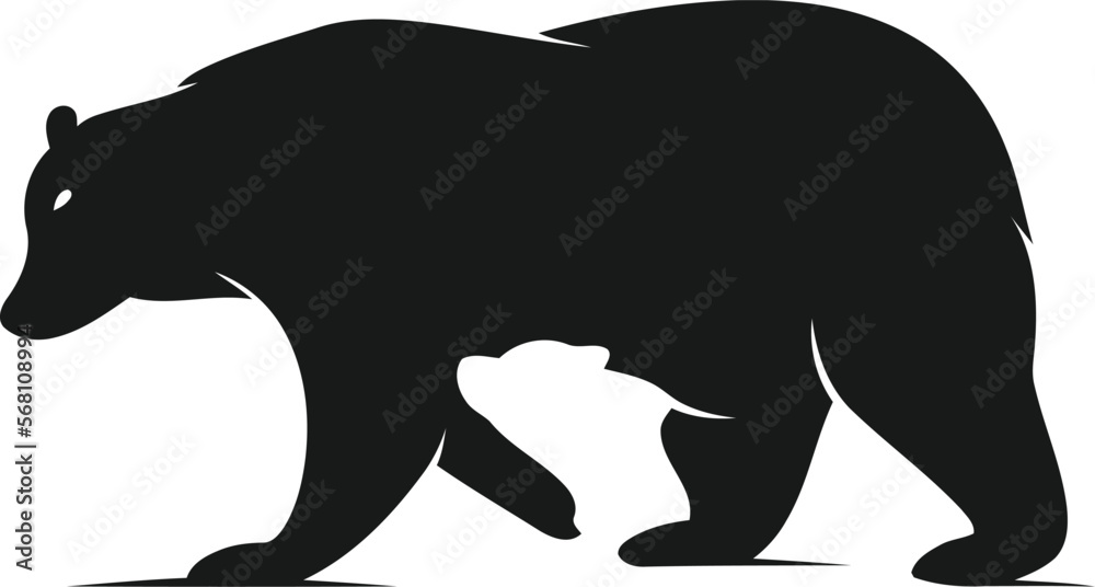 Fototapeta premium Bear logo design