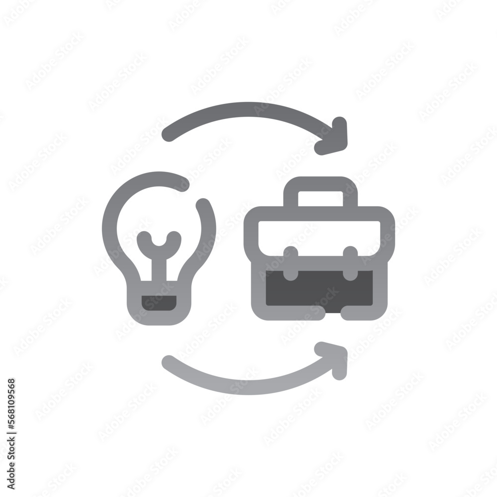 implementation two tone gradient icon implementation two tone gradient icon