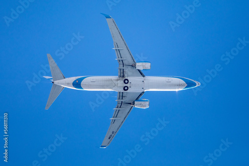 airplane in the sky