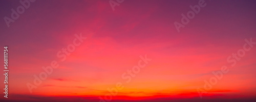 Amazing sunset and sunrise.Panorama silhouette tree in africa with sunset.Dark tree on open field dramatic sunrise.Safari theme. © Mohwet