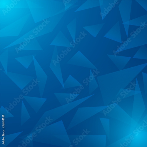 Polygon Blue Geometric Abstract Background vector. Abstract Polygonal Banner Background vector.