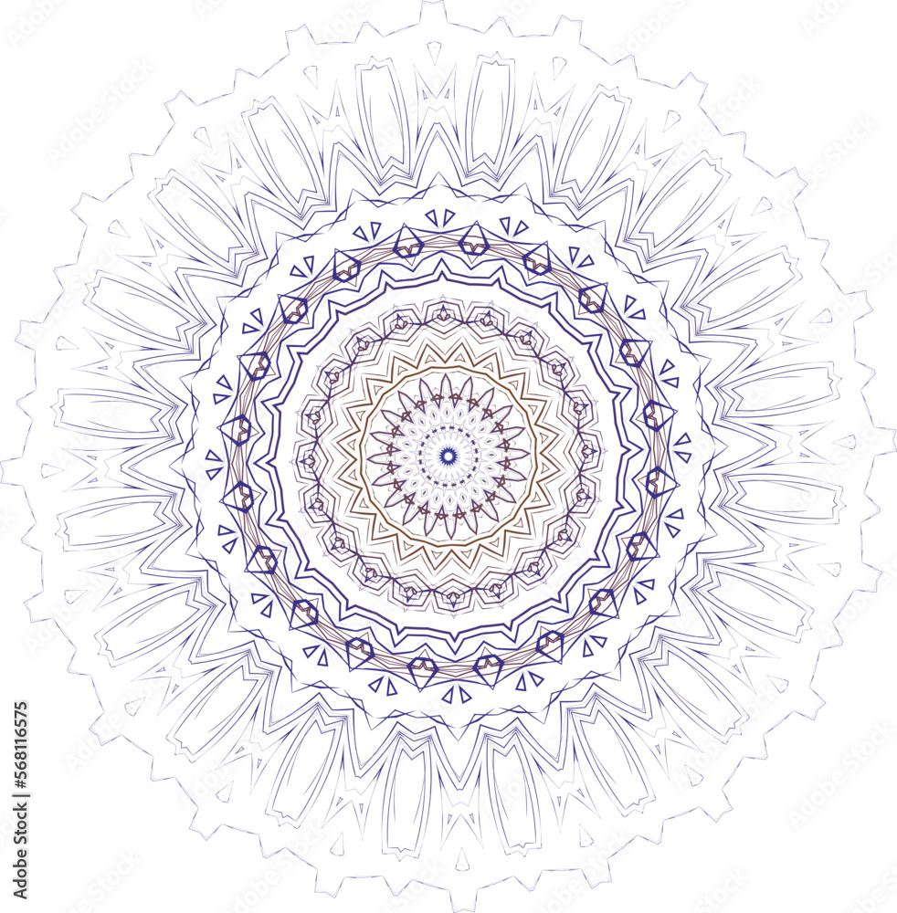 Beautiful round pattern. Vector file for designs. Beautiful round pattern. Vector file for designs.