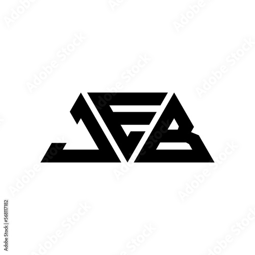 JEB triangle letter logo design with triangle shape. JEB triangle logo design monogram. JEB triangle vector logo template with JEd color. JEB triangular logo Simple, Elegant, and Luxurious Logo...