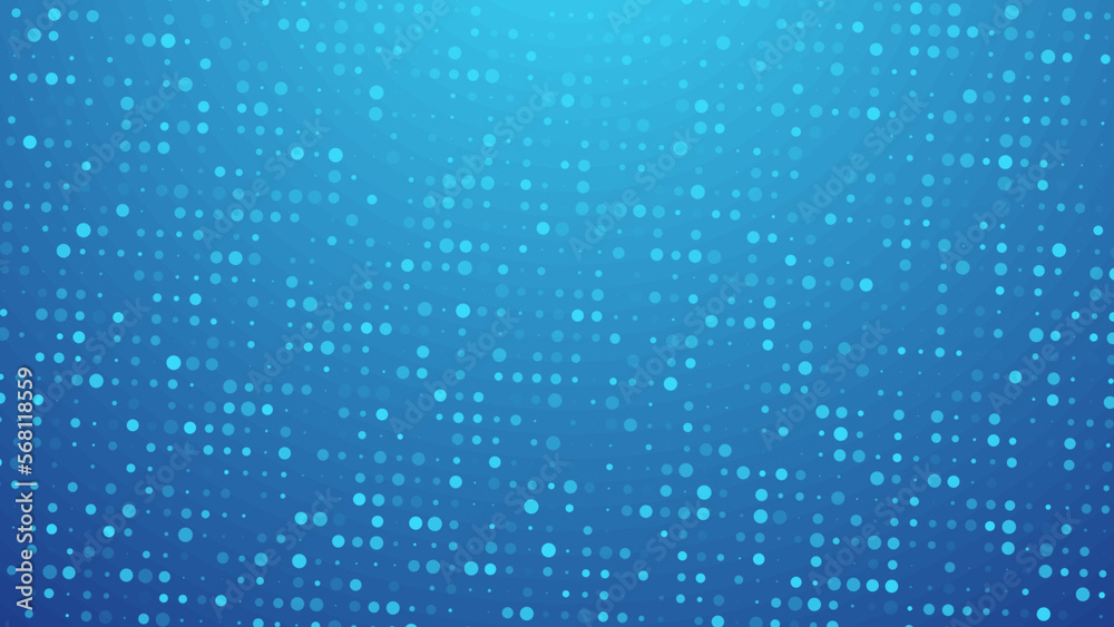 Abstract dot blue color pattern gradient texture technology background.