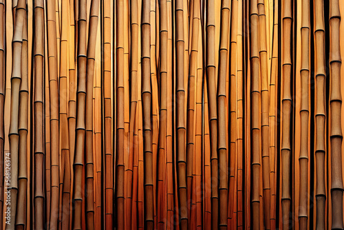 Brown bamboo stick pattern background