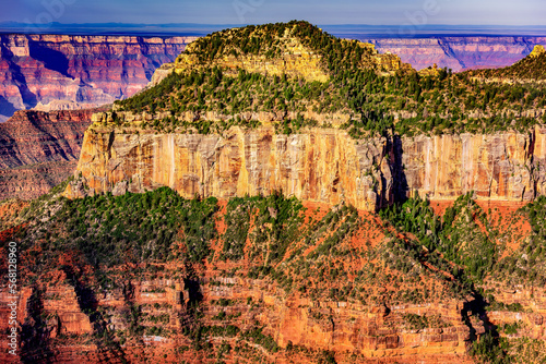 Bild auf Leinwand Buttes of the Grand Canyon at the north rim