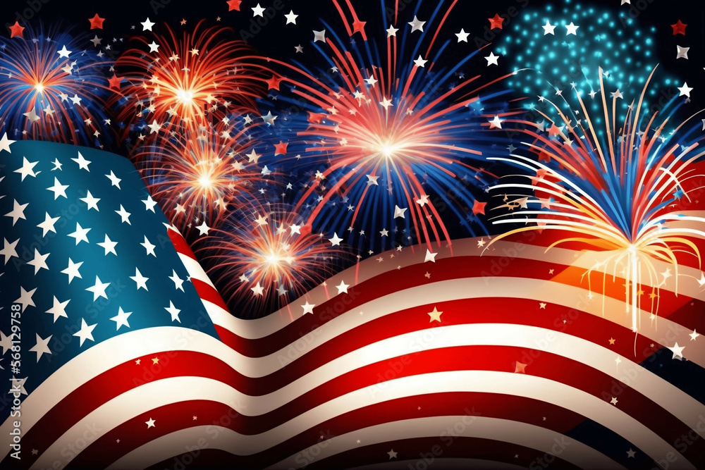 usa american flag on fireworks display background patriotic design new quality universal colorful joyful memorial independence day holiday stock image illustration usa american flag on fireworks display background patriotic design new quality universal colorful joyful memorial independence day holiday stock image illustration
