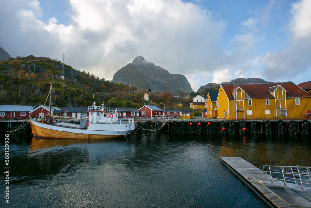 Fototapeta premium Lofoten Islands, Norway. Travel, tourism