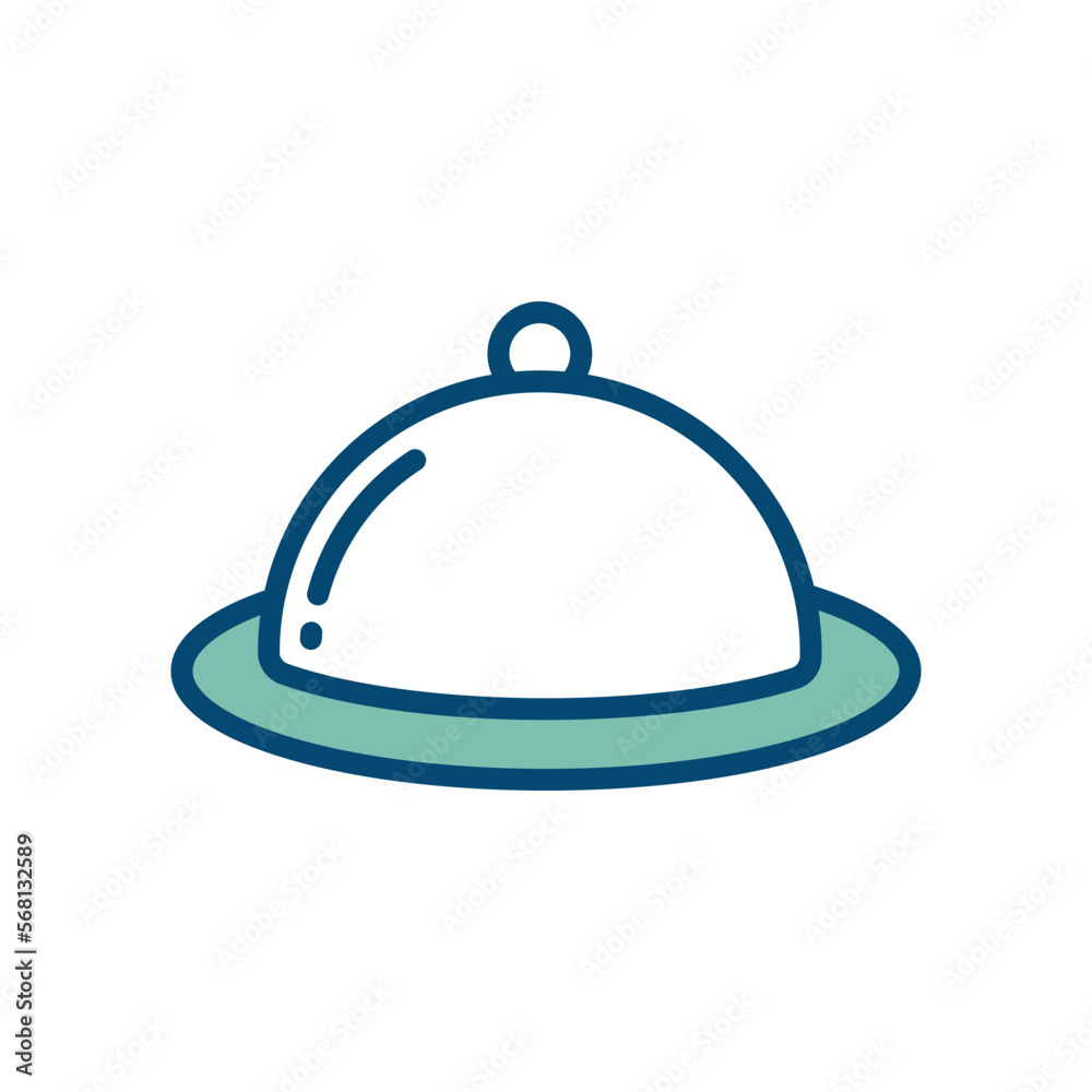 food tray icon vector design template in white background food tray icon vector design template in white background