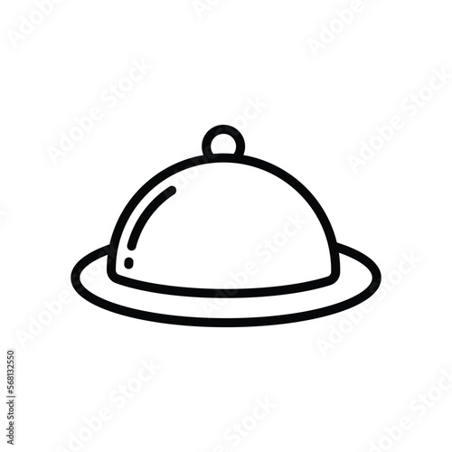 food tray icon vector design template in white background