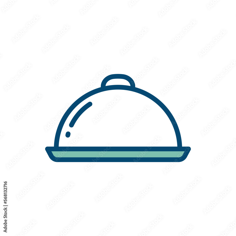food tray icon vector design template in white background food tray icon vector design template in white background
