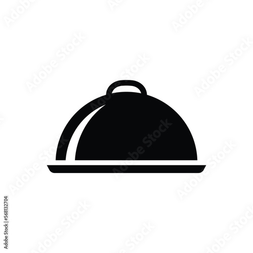 food tray icon vector design template in white background