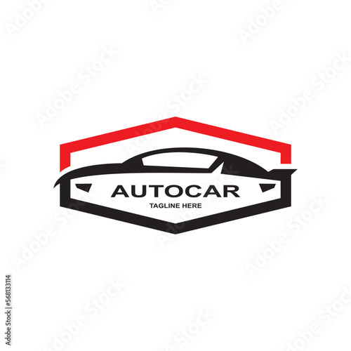 Auto Team Racing Club Car Repair Service Template Logo Vector Symbol
