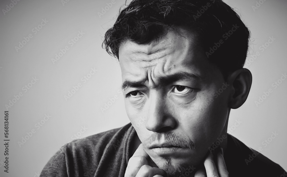 Portrait of a Sad Man Portrait of a Sad Man