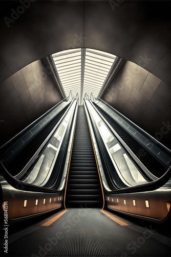 escalator, generative by AI