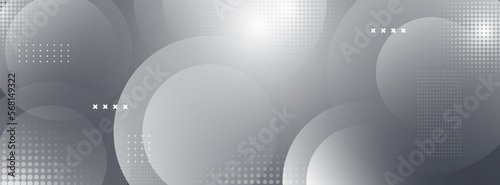 banner background. full color, gradations of white and gray eps 10