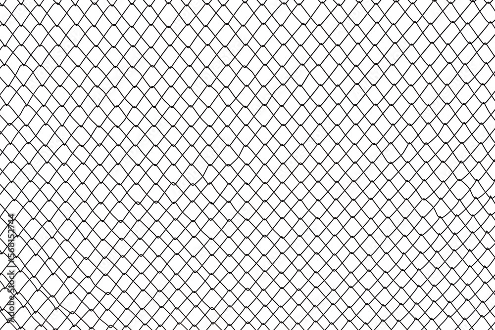 Fototapeta premium Background of metal mesh or wire on a white background