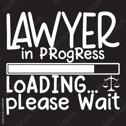 Lawyer in progress loading please wait svg design