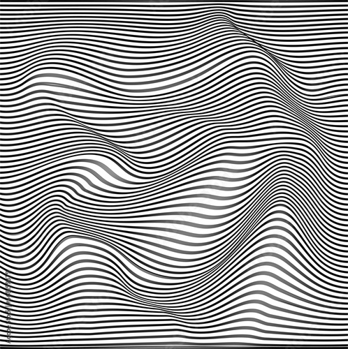 Abstract background with wave lines pattern. Vector. EPS 10