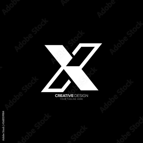 Letter X branding modern monogram logo