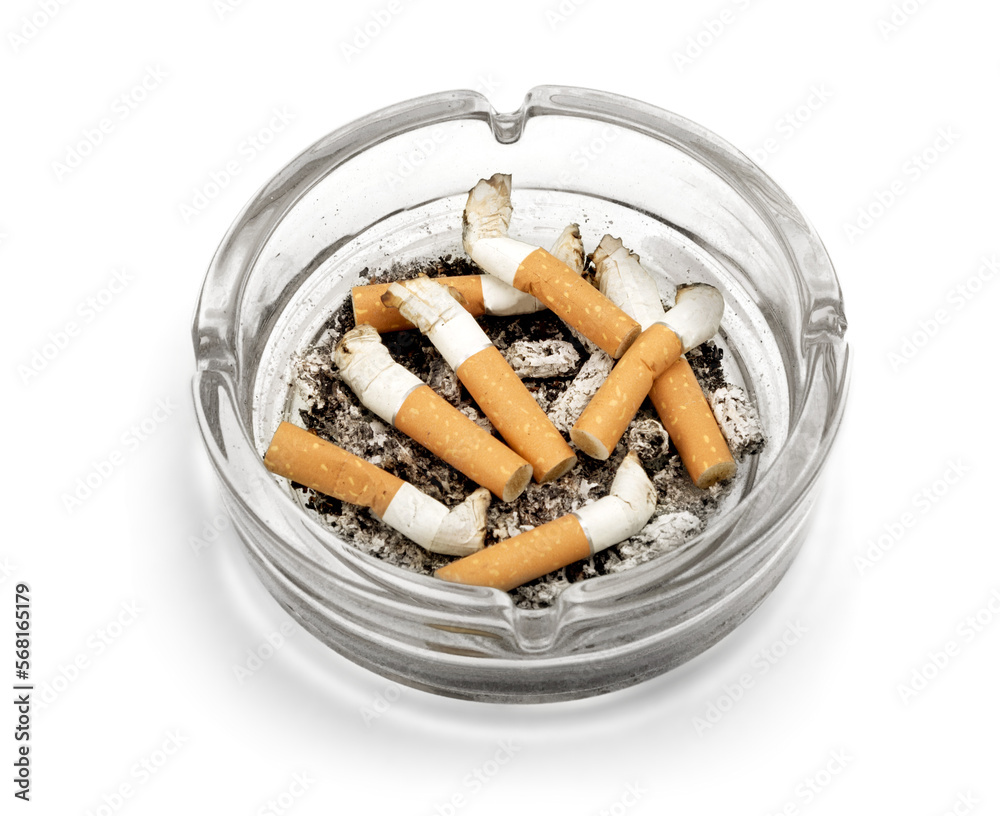 Extinguished used cigarette, Stop smoking concept Extinguished used cigarette, Stop smoking concept