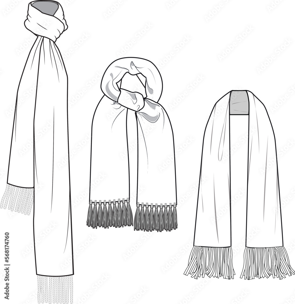 Scarf Template Scarf Template