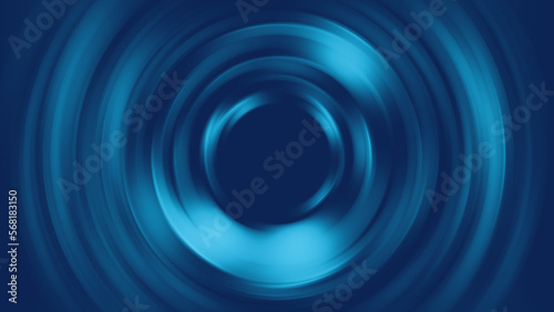 Abstract blurred blue circles background - blue background
