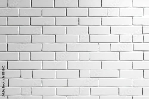 brick wall background, white, generative AI