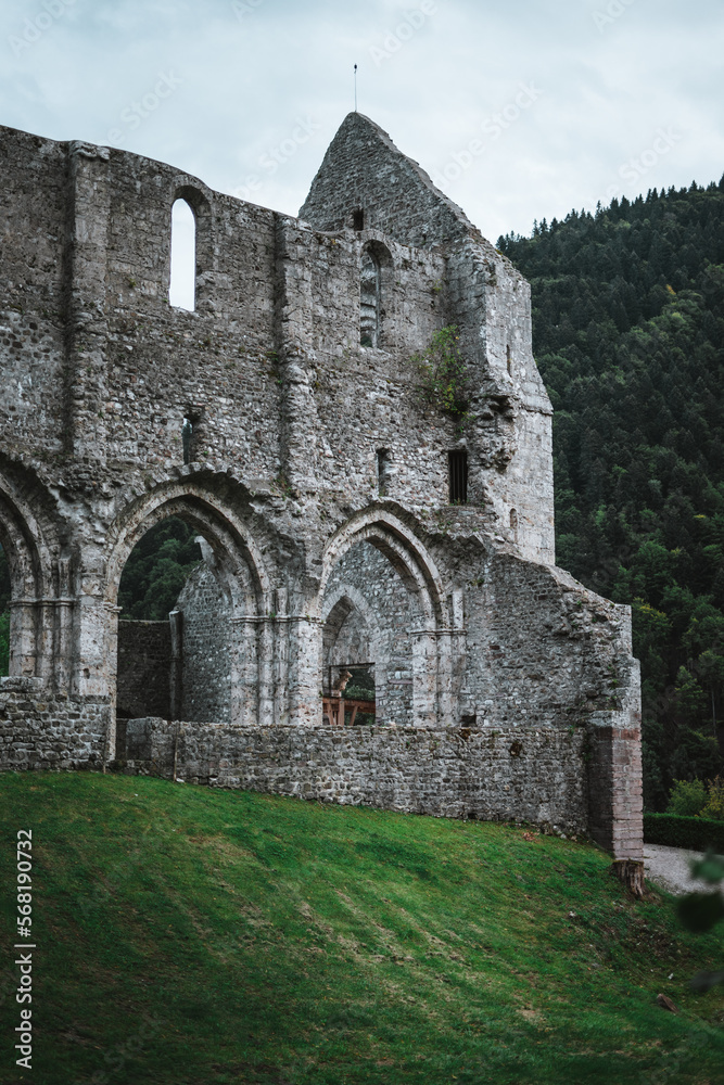 Aulps Abbey is a former Cistercian monastery, French Alps