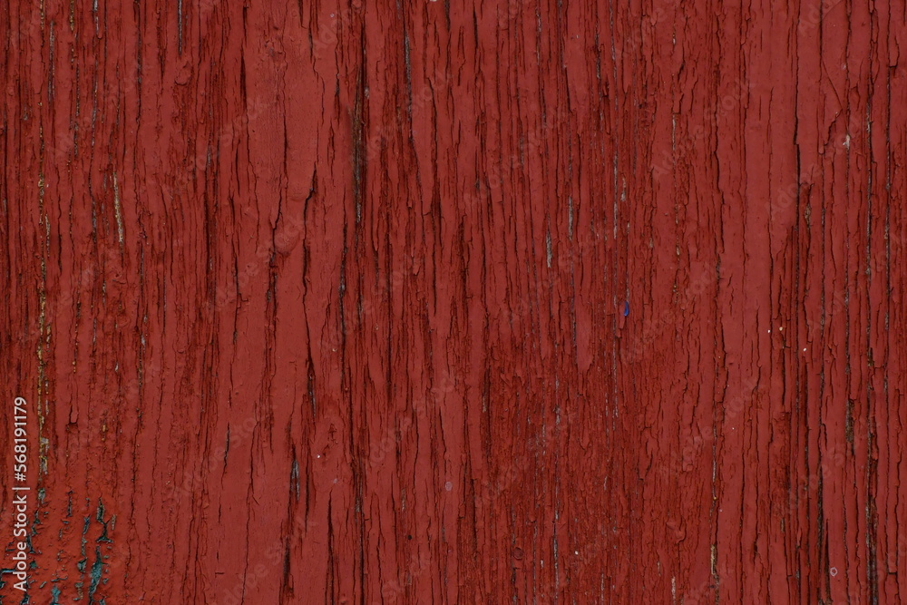 Fototapeta premium Backdrop: old red paint on a board