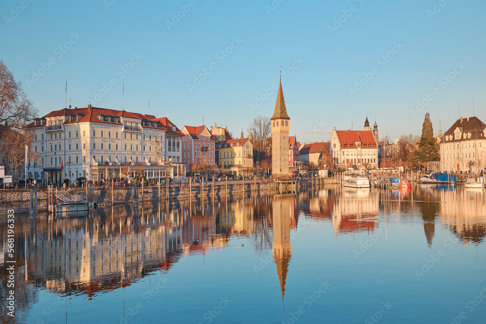 Fototapeta premium Old town of Lindau, Germany.