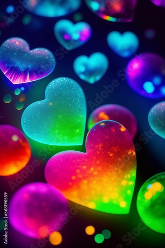 fantasy hearts wallpaper