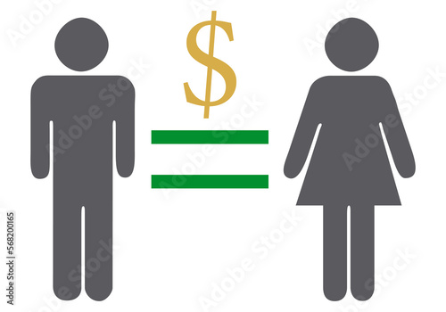 Esquema de igualdad salarial en dólar