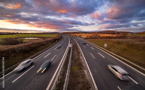 German Autobahn (A73 near Coburg) © Michael v Aichberger