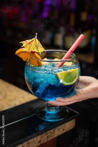 Margarita Ocean Blue Drink