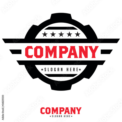 Logo for luxury car company - vector