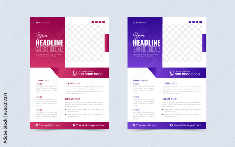 Corporate business flyer template design with abstract background, cover modern layout, poster, brochure design, Vector Template in A4 size, book cover design 