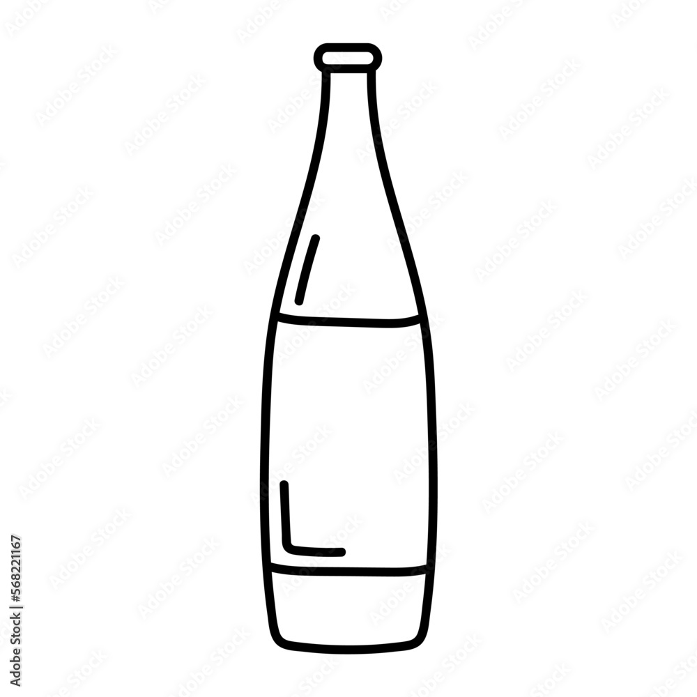 bottle, sketch doodle style vector glass bottle, bottle, sketch doodle style vector glass bottle,
